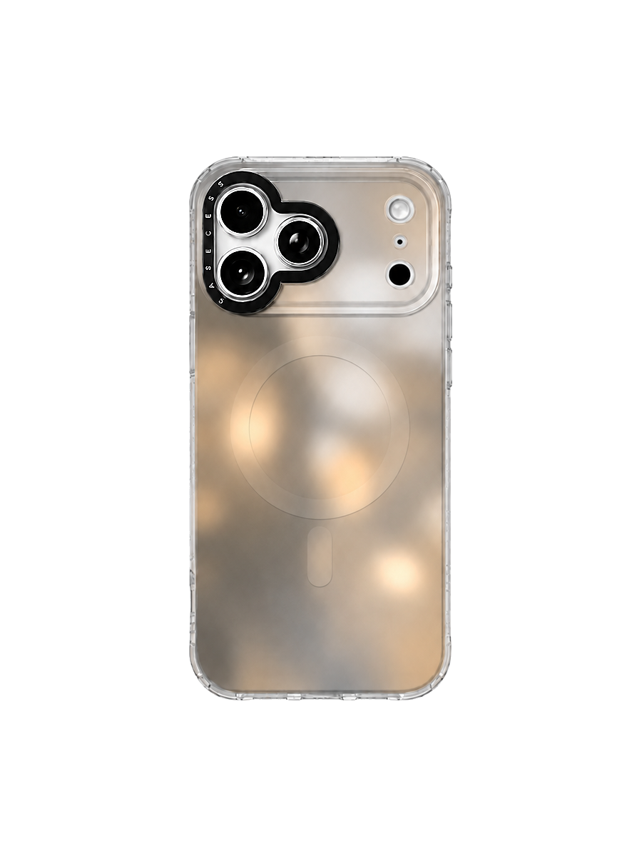 Champagne Orchard Iridescent Mirror Case MagSafe Compatible 