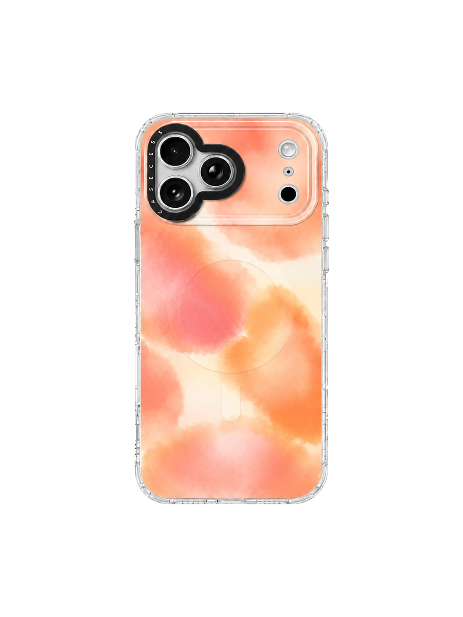 Apricot Light Iridescent Mirror Case MagSafe Compatible 