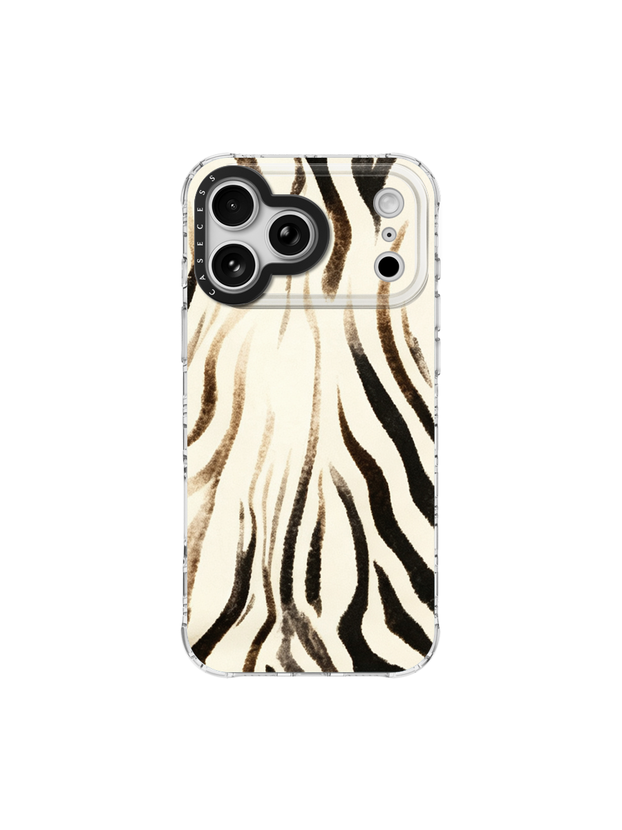 Bare Stripes – Mocha Iridescent Mirror Case MagSafe Compatible 