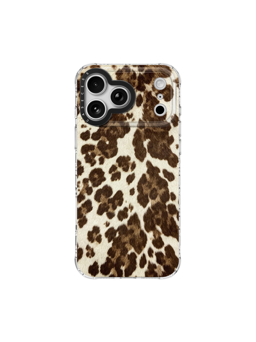 Untamed Spots – Cocoa Iridescent Mirror Case MagSafe Compatible 