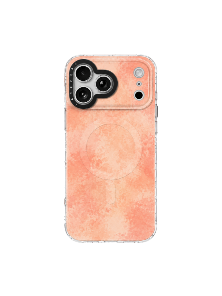 Sun-Ripened Blush Iridescent Mirror Case MagSafe Compatible 
