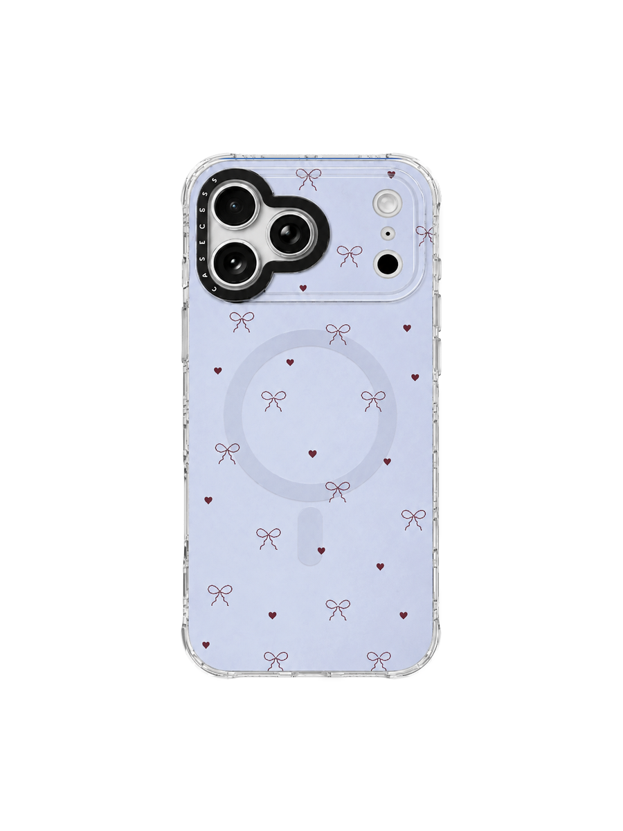 Ribbon Whispers Iridescent Mirror Case