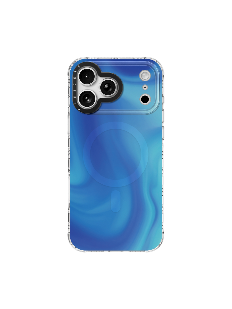 Deep Tide Flow Iridescent Mirror iPhone Case – MagSafe Compatible