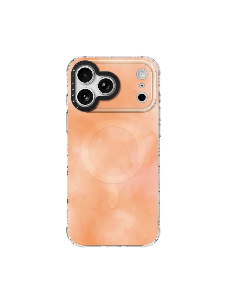 Apricot Mist Iridescent Mirror iPhone case – MagSafe Compatible