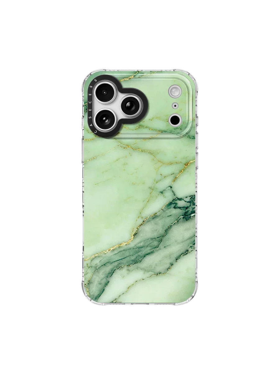 Jade Veil Glitter Print case – MagSafe Compatible