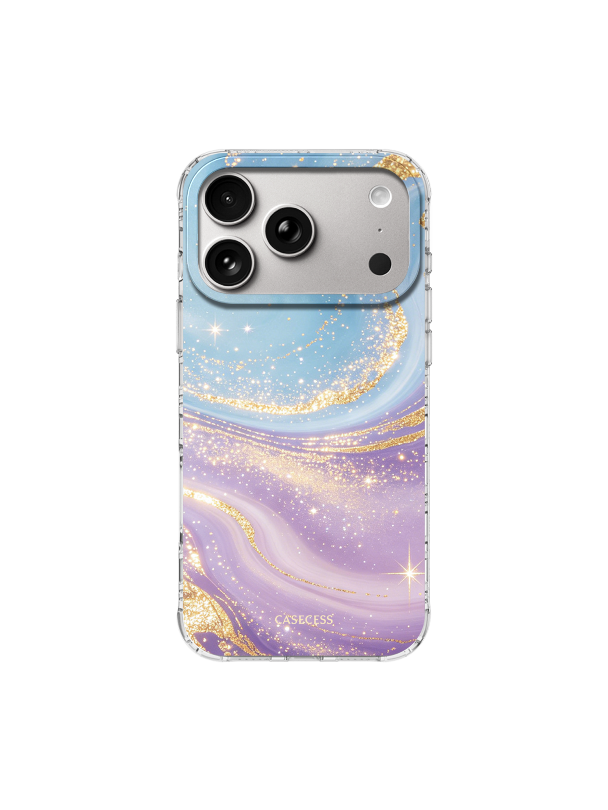 Moonveil Current Glitter Print case  – MagSafe Compatible