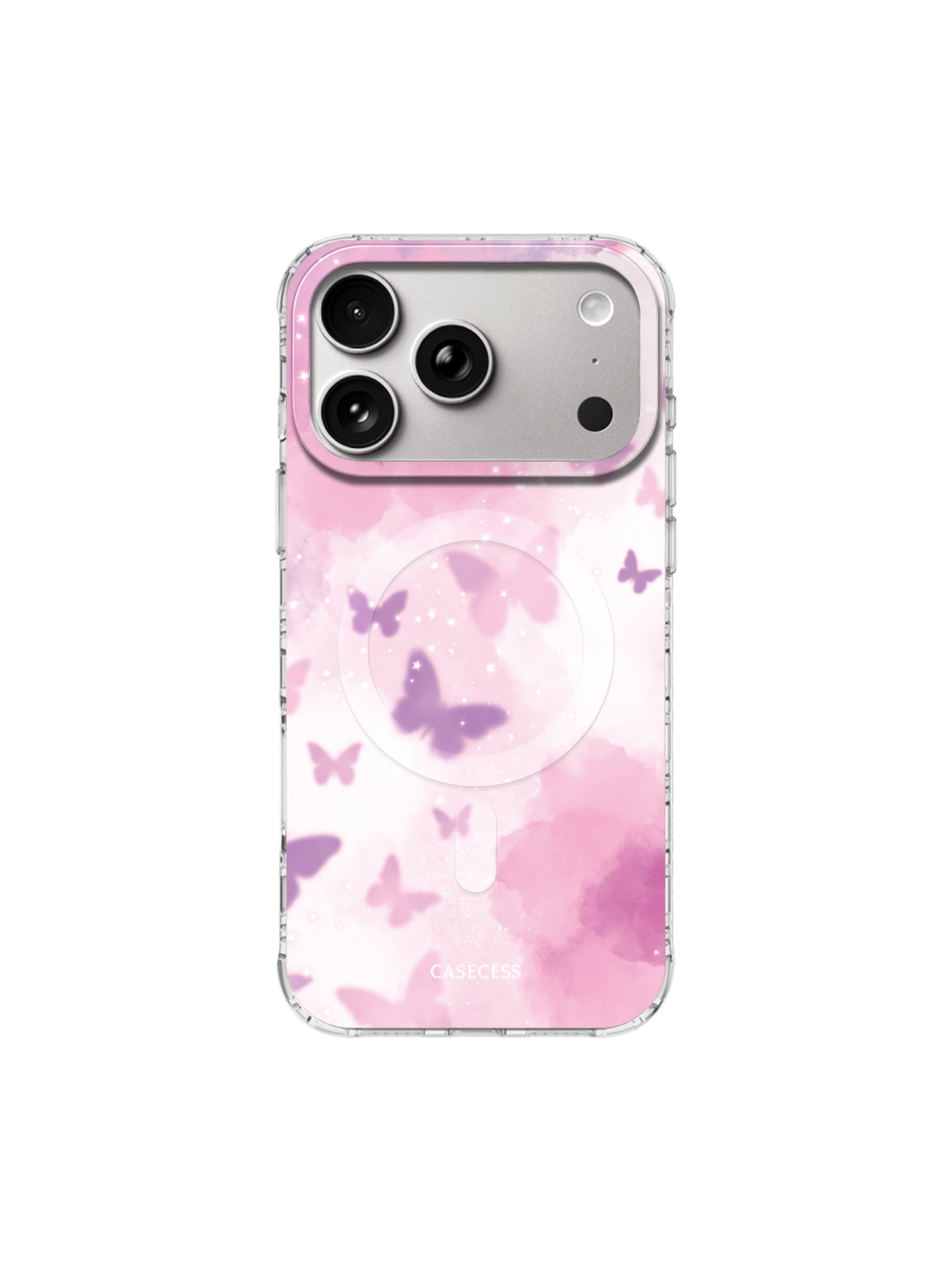 Butterfly Haze Mirror Case – MagSafe Compatible