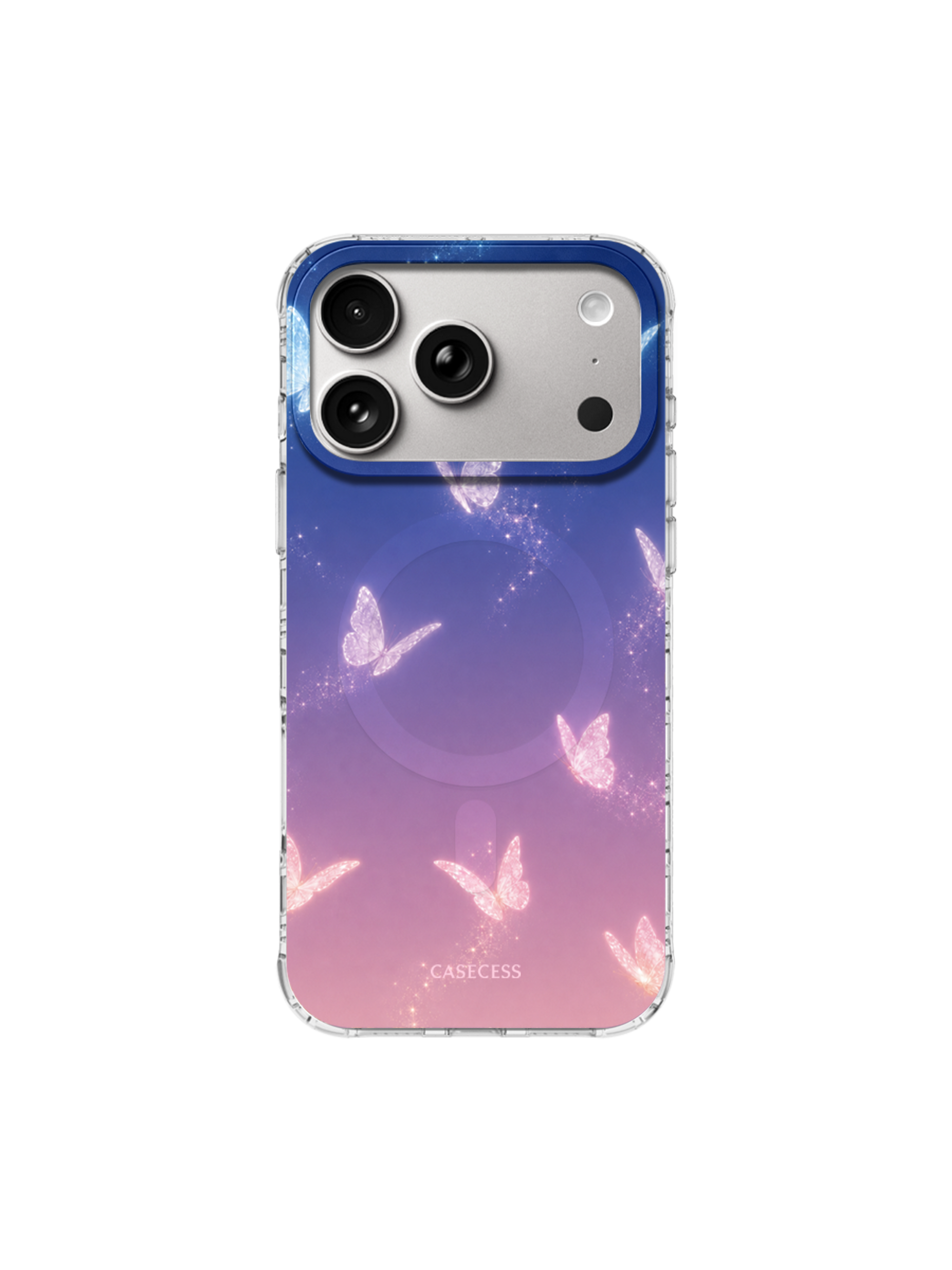 Stardust Butterflies Iridescent Mirror iPhone Case – MagSafe Compatible