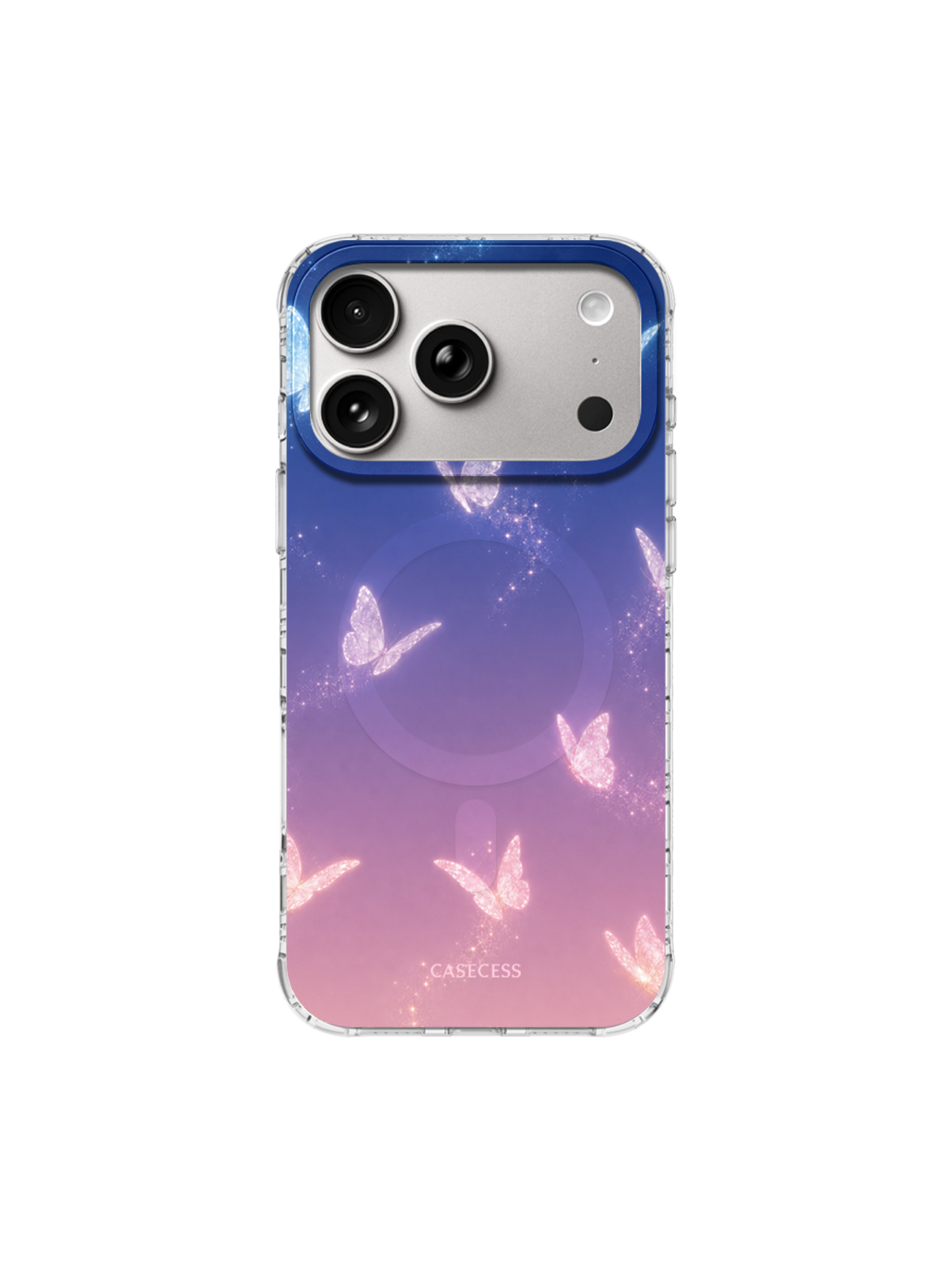 Stardust Butterflies Iridescent Mirror iPhone Case – MagSafe Compatible