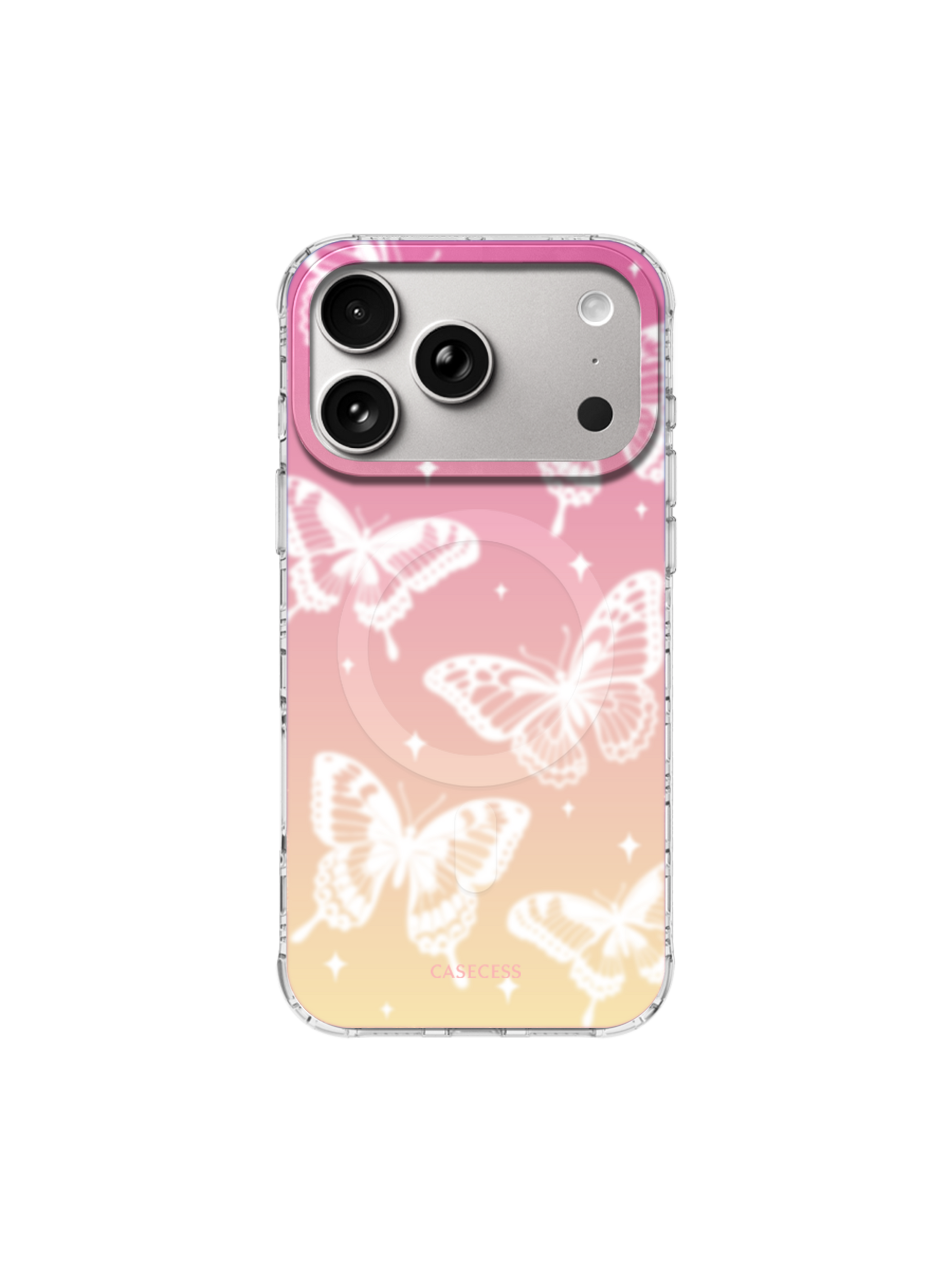 Sunset Flutter Iridescent Mirror iPhone Case – MagSafe Compatible