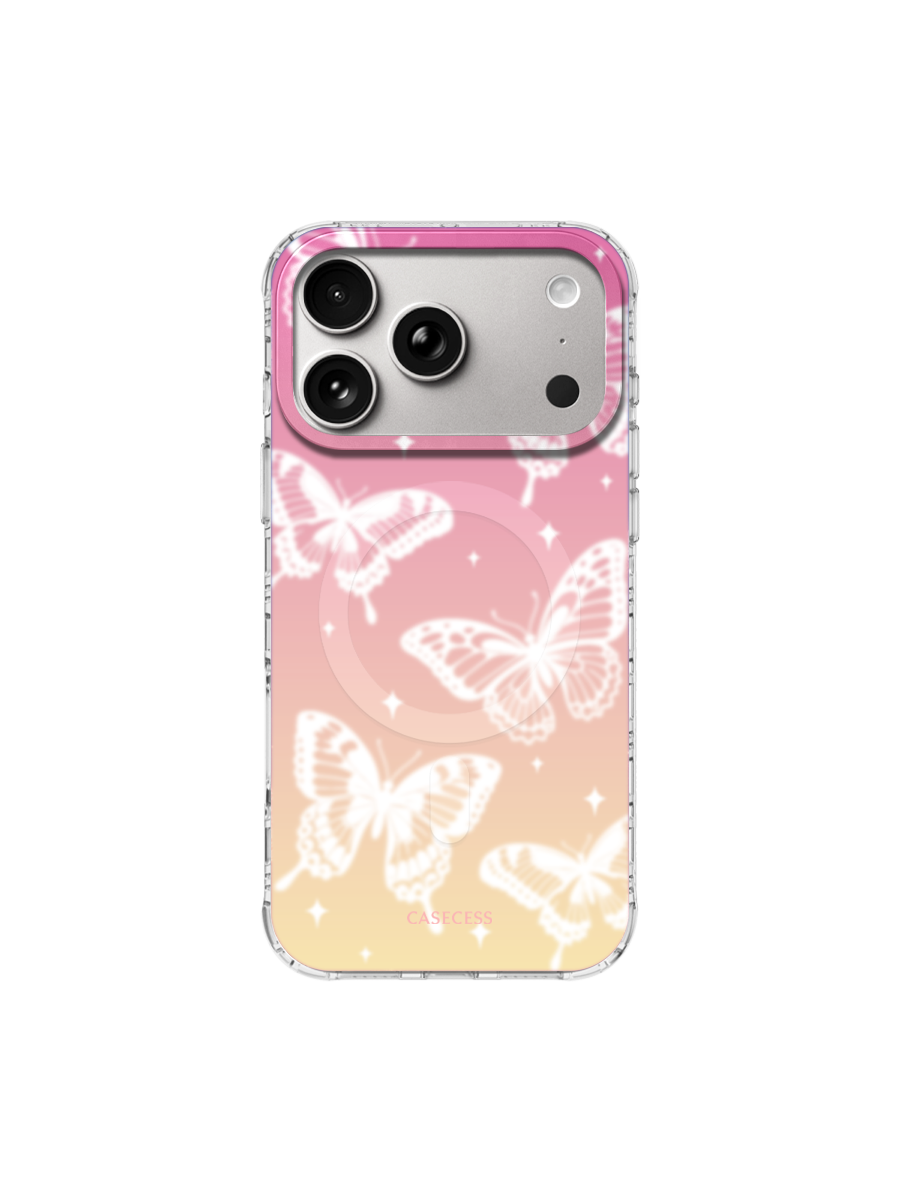 Sunset Flutter Iridescent Mirror iPhone Case – MagSafe Compatible