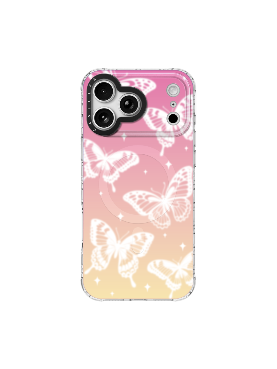 Sunset Flutter Iridescent Mirror iPhone Case – MagSafe Compatible
