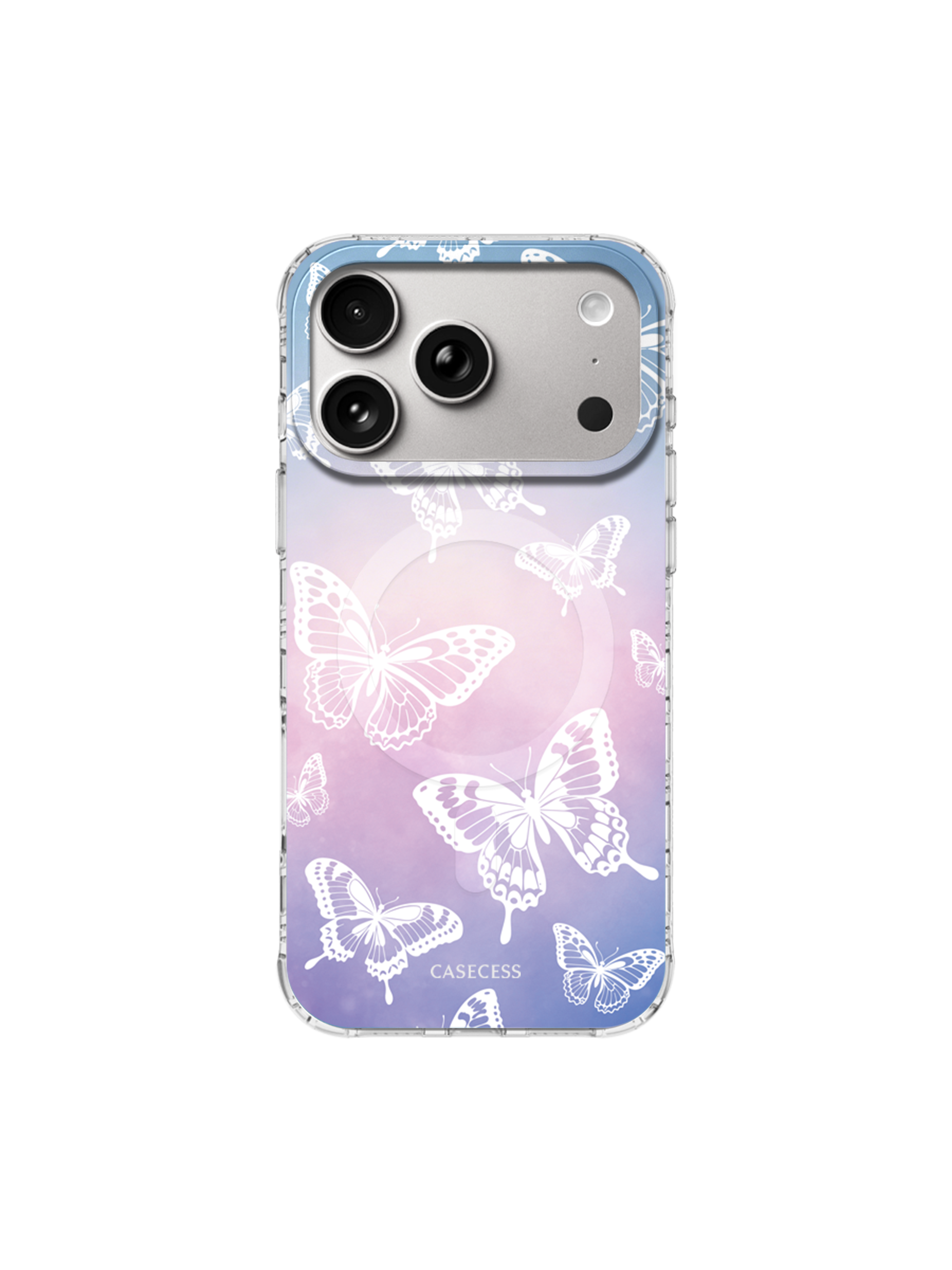 Celestial Wings Iridescent Mirror iPhone Case – MagSafe Compatible