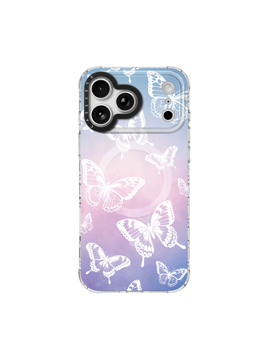 Celestial Wings Iridescent Mirror iPhone Case – MagSafe Compatible