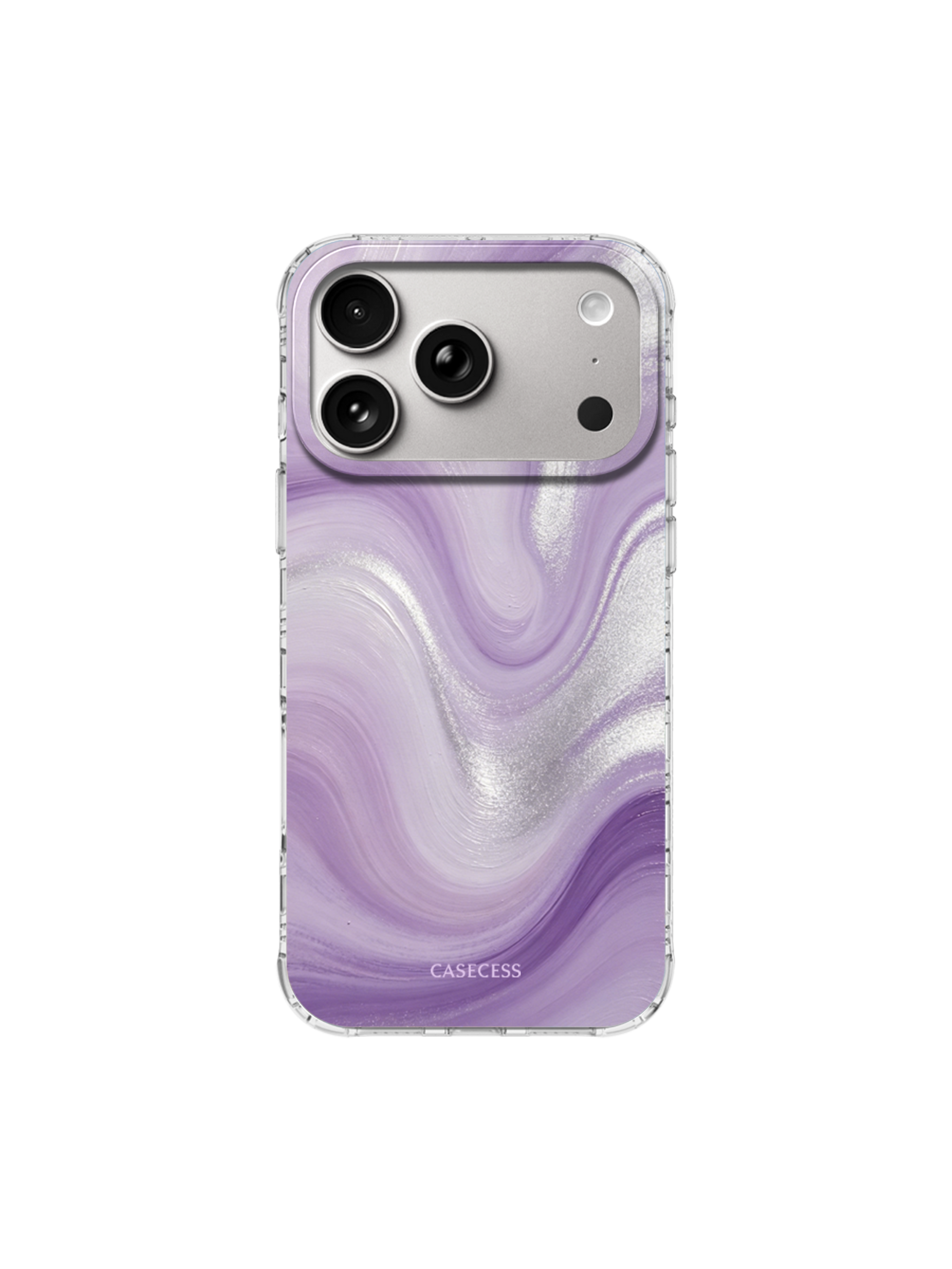 Lavender Moon Iridescent Mirror Case MagSafe Compatible 