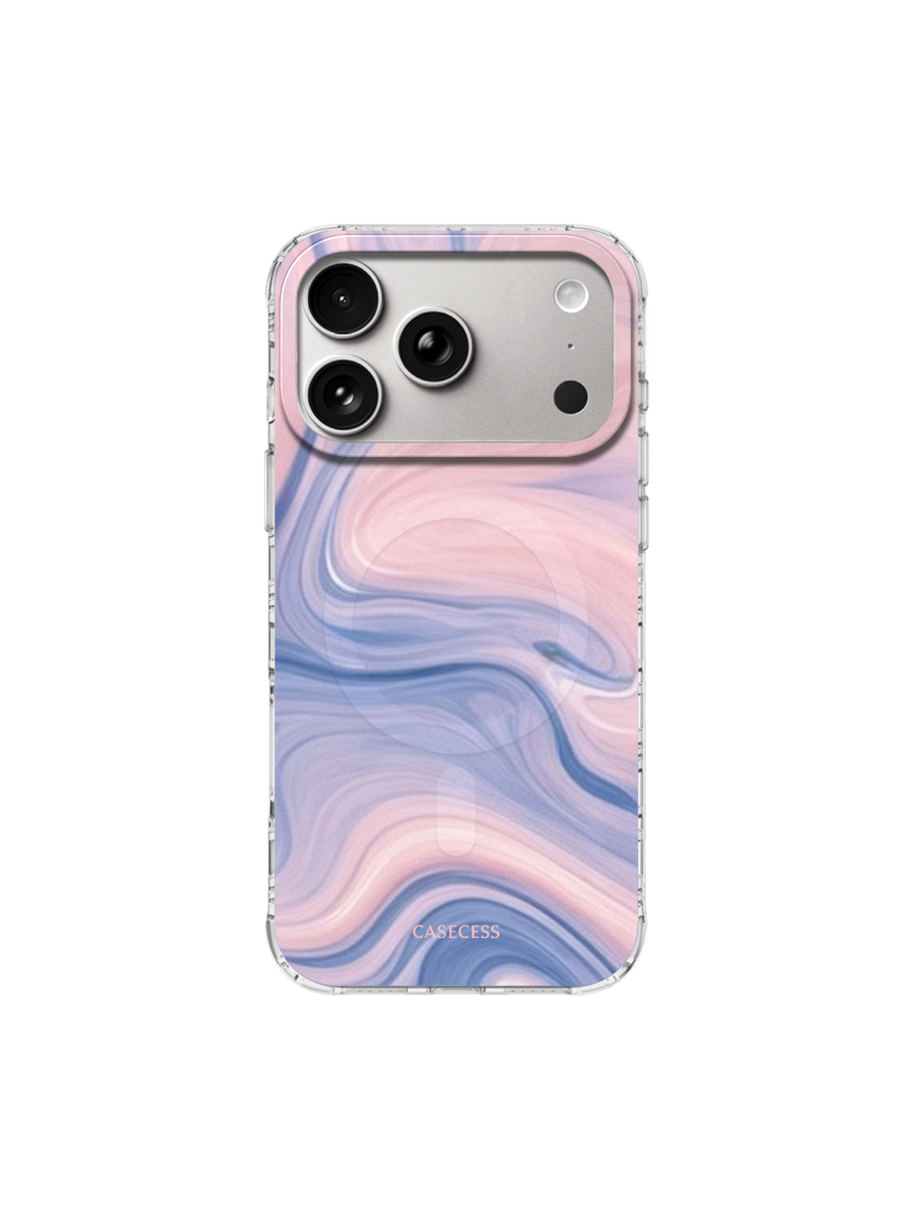 Moonflow Marble Iridescent Mirror Case MagSafe Compatible 
