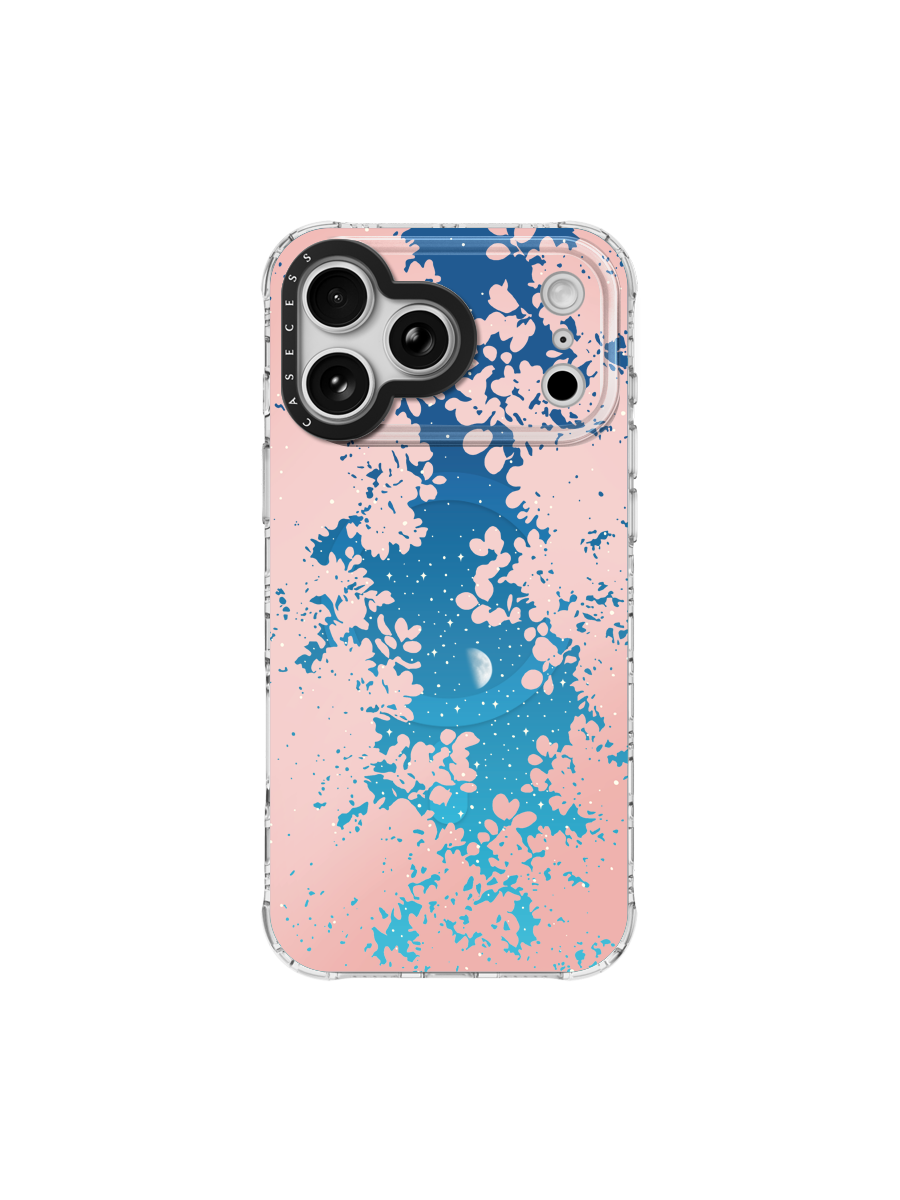 Moonwood Canopy – Blush Pink Iridescent Mirror Case MagSafe Compatible 