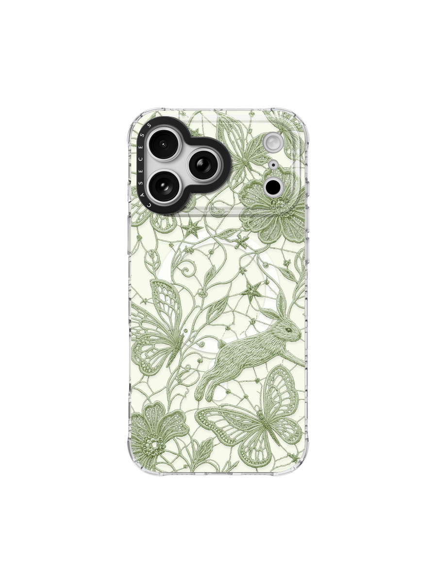 Moonhare Garden – Sage Meadow Iridescent Mirror Case