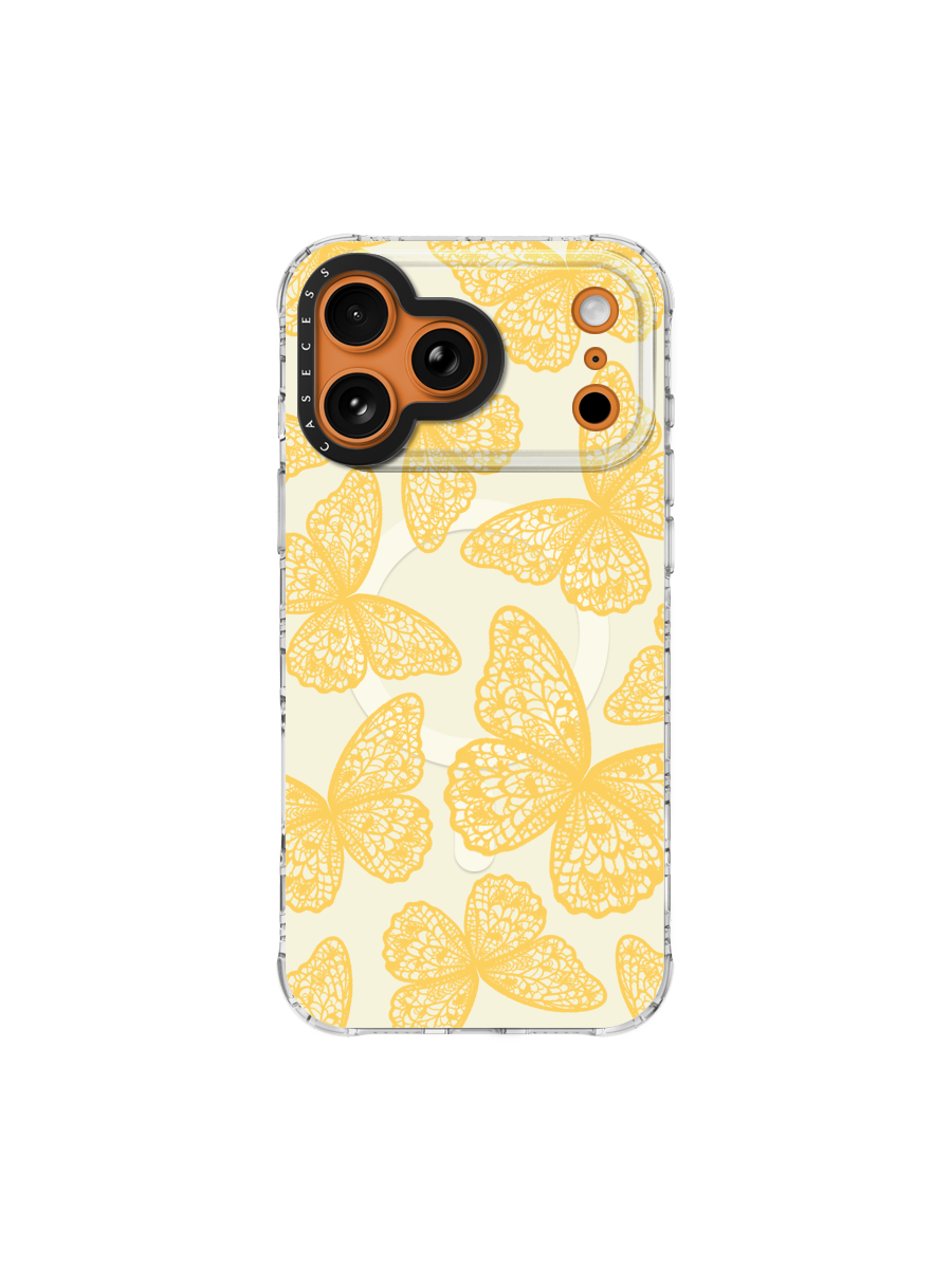 Golden Flutter Iridescent Mirror Case MagSafe Compatible 