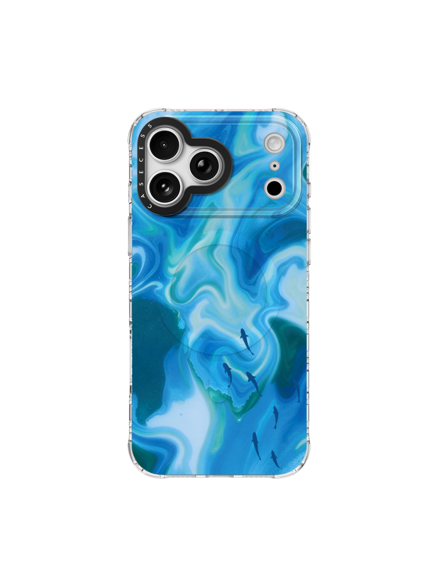 Marine Waltz Iridescent Mirror Case MagSafe Compatible 