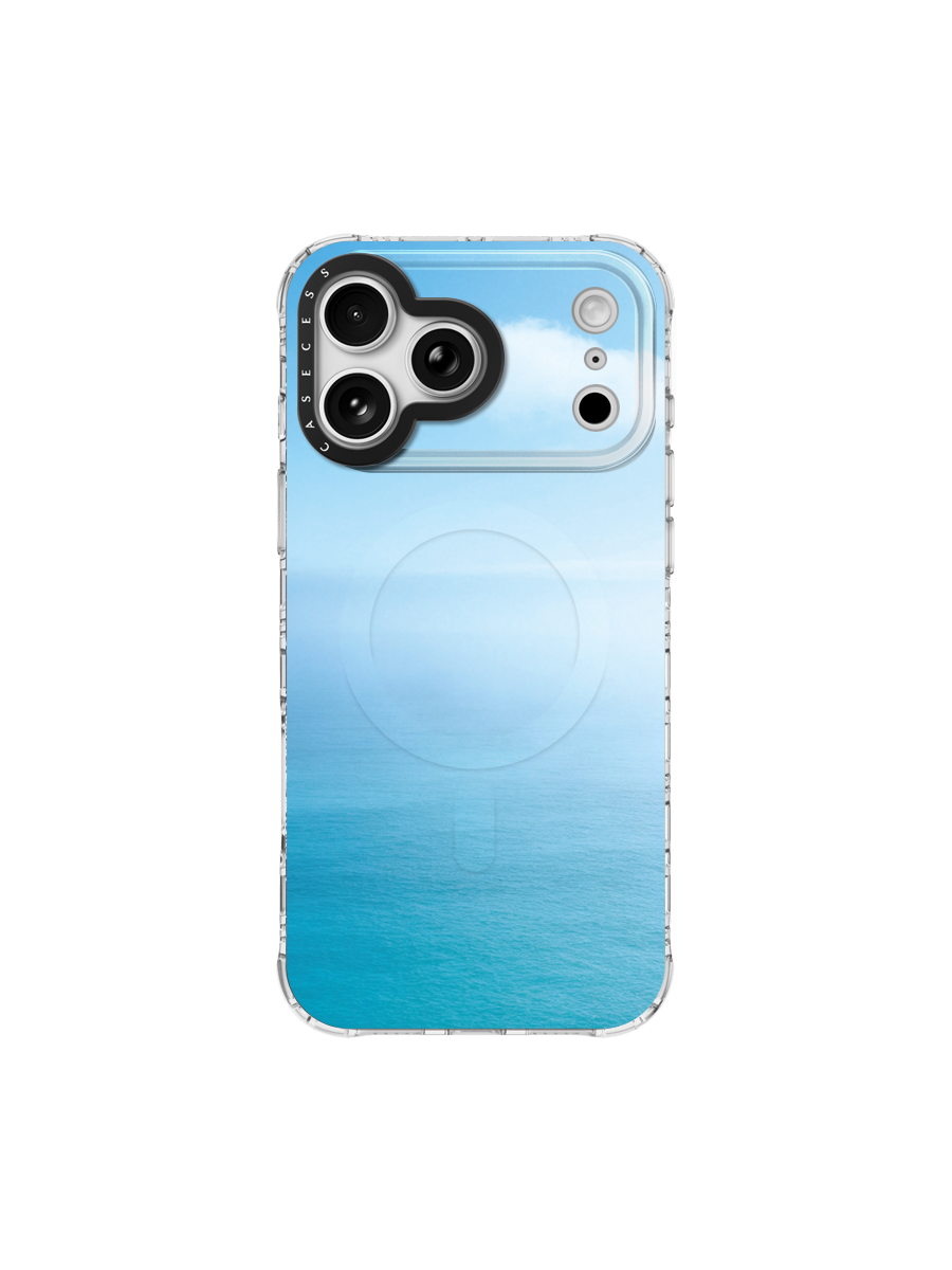 Ocean Stillness Iridescent Mirror Case MagSafe Compatible 