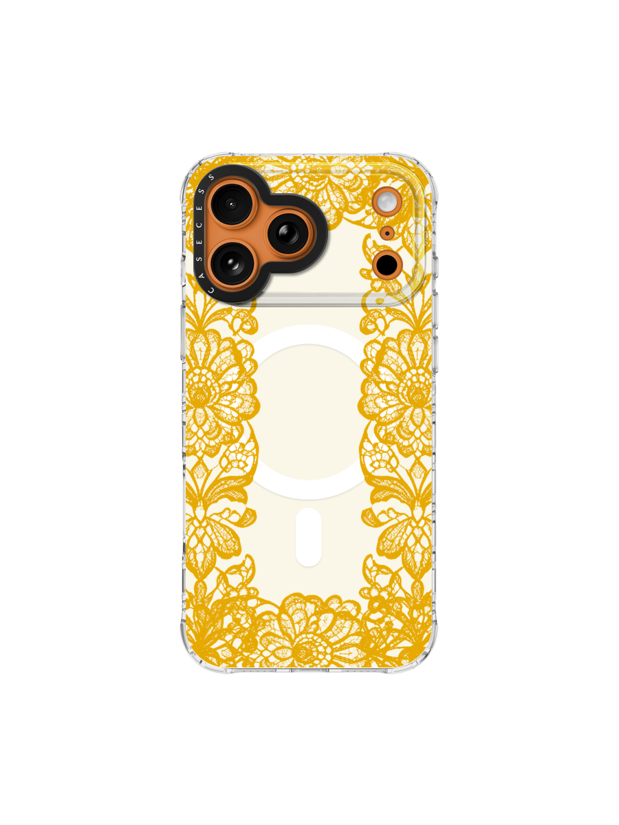 Victorian Keepsake –  Honey Iridescent Mirror Case MagSafe Compatible 