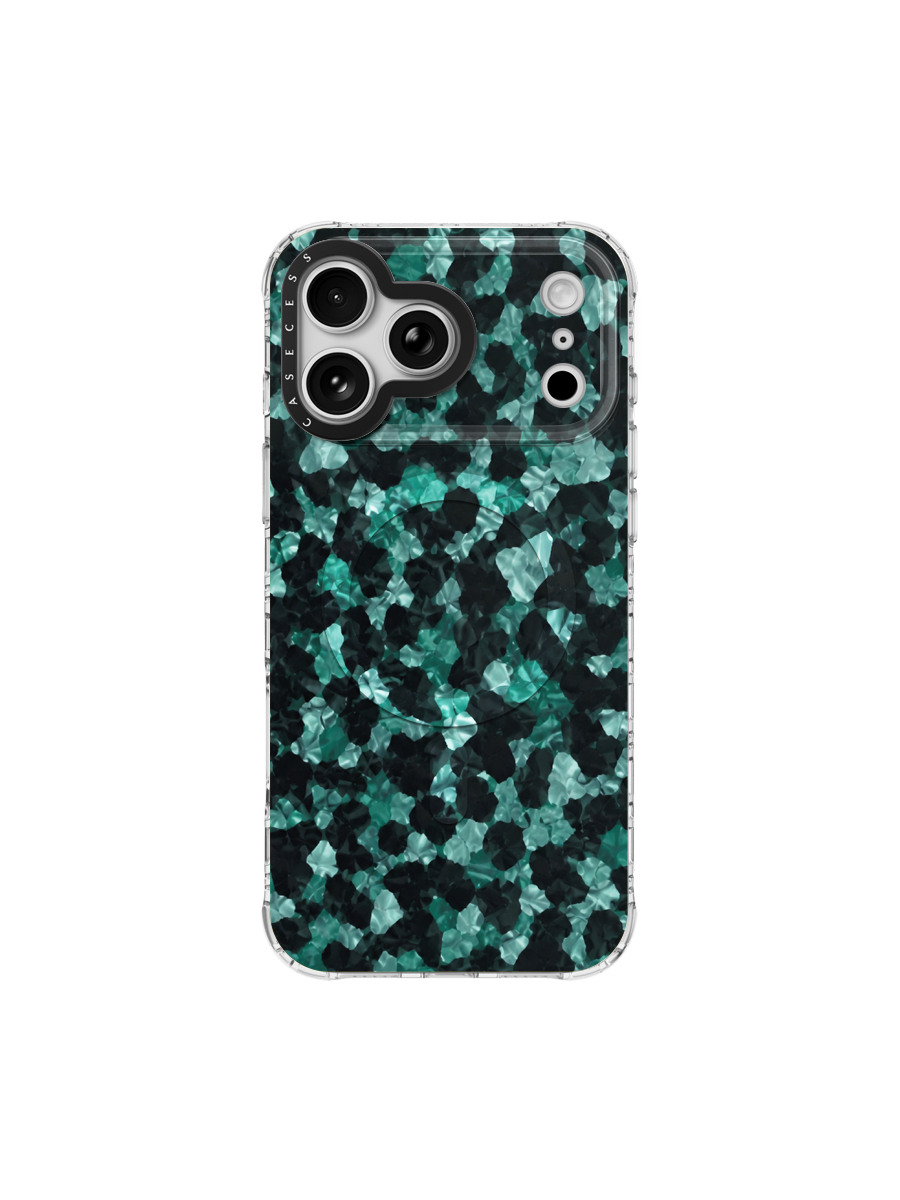 Emerald Deep Pearl Shell iPhone case