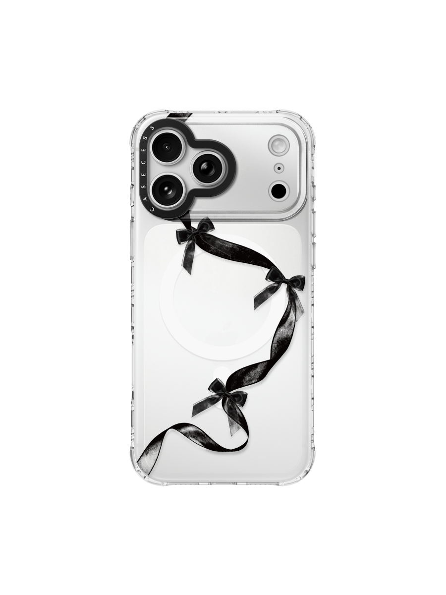 Whispering Ribbon – Midnight Noir Clear Case