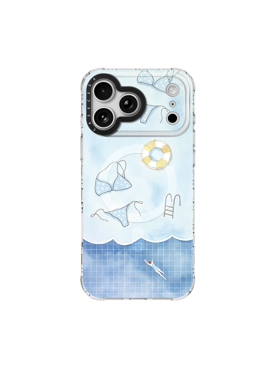 A Summer Swim Iridescent Mirror Case MagSafe Compatible 