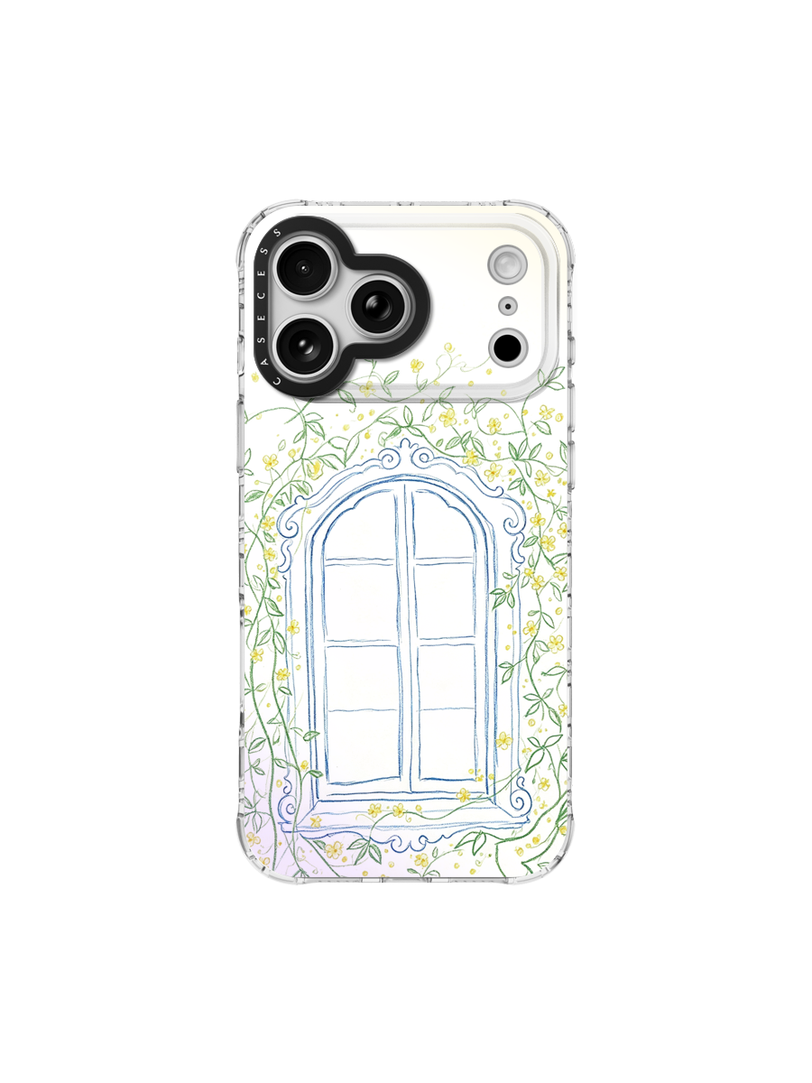 A Window Waiting Iridescent Mirror Case MagSafe Compatible 