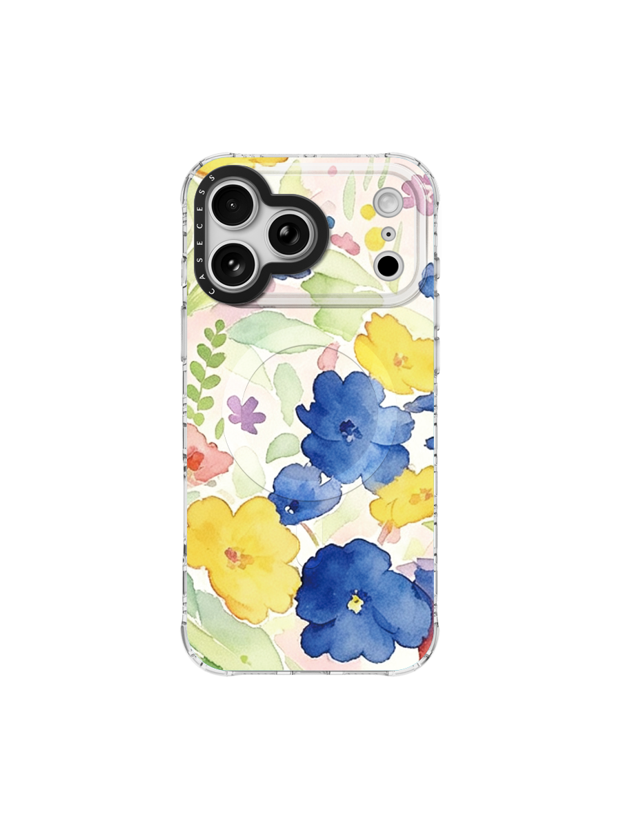 Playful Petals Iridescent Case MagSafe Compatible 