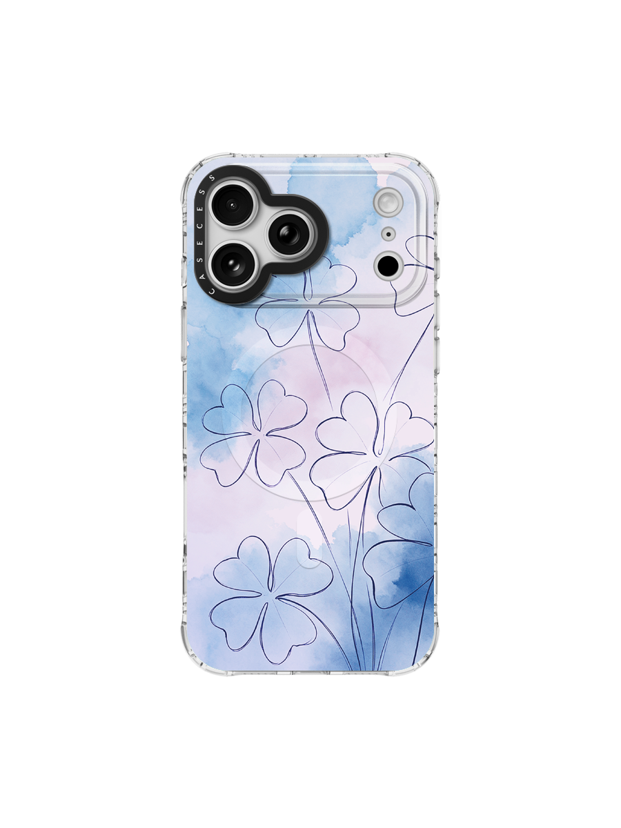Little Wildflowers – Lavender Sky  Iridescent Mirror Case MagSafe Compatible 