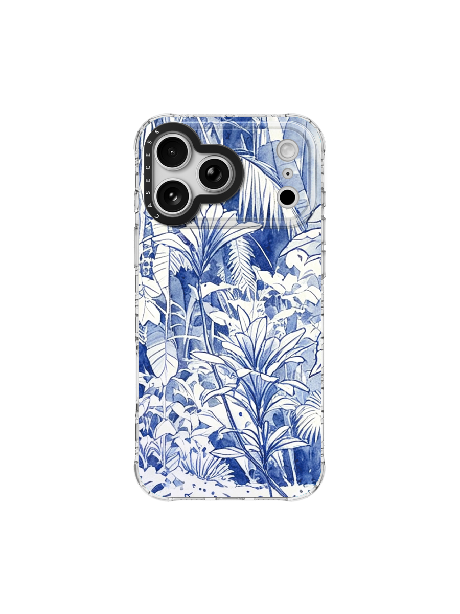 Azure Botanica Iridescent Mirror Case MagSafe Compatible 