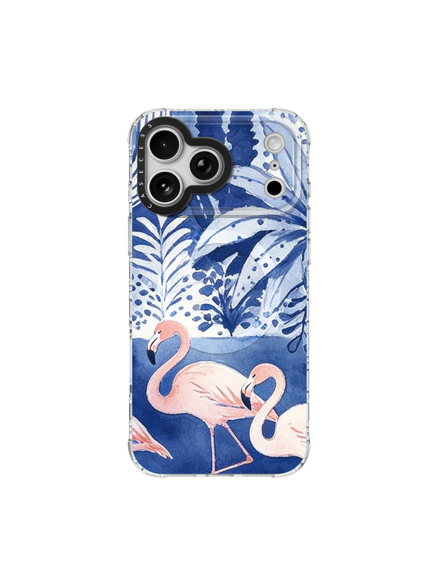 Flamingo Daydream Iridescent Case MagSafe Compatible 