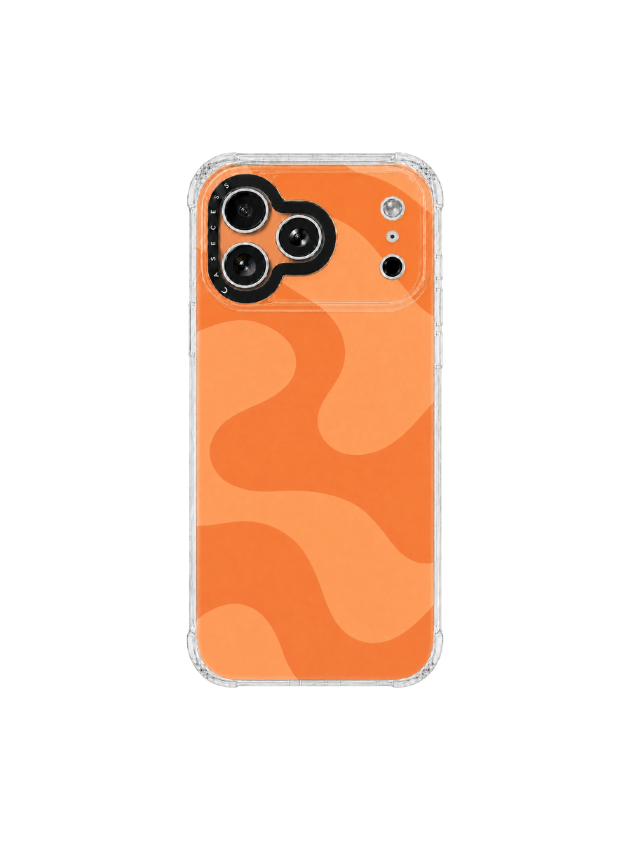 Gentle Sway – Peach Orange Iridescent Case MagSafe Compatible 