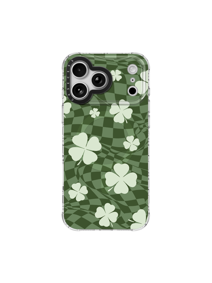 Lucky Sway – Forest Green Iridescent Case MagSafe Compatible 
