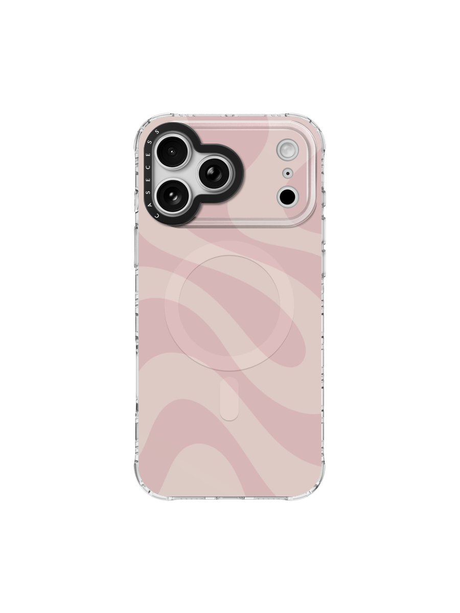 Soft Motion – Blush Pink Iridescent Case MagSafe Compatible 