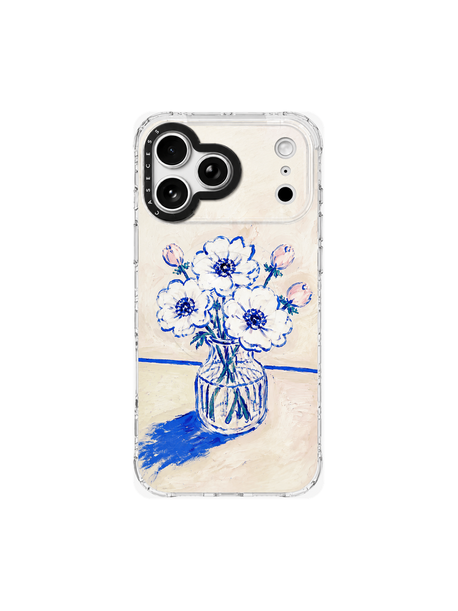 Cobalt Still Life Iridescent Mirror Case 