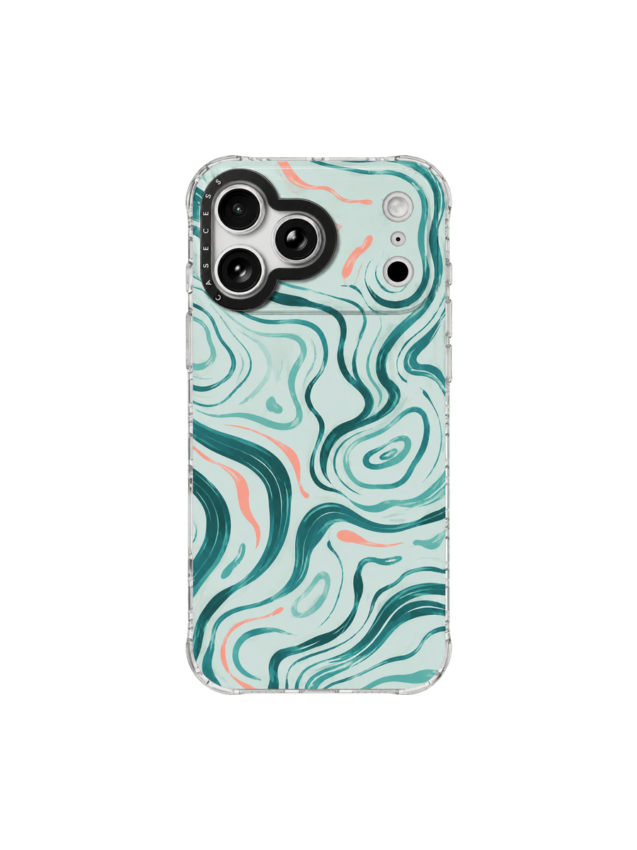 Rainpool Motion – Mint Coral Iridescent Case MagSafe Compatible 