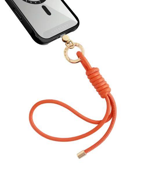 WanderLoop Single-Twist Charm – Cosmic Orange