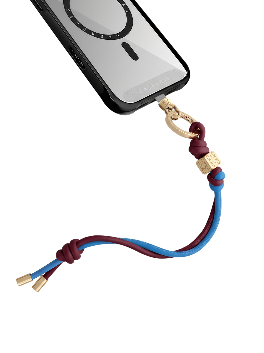 NomadLoop MultiCharm – Burgundy & Sky Blue