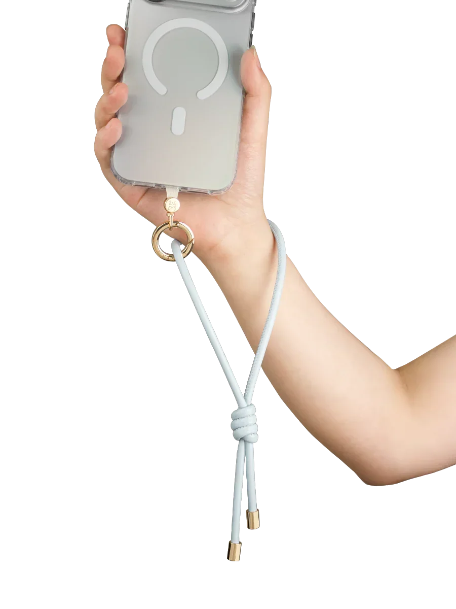 WanderLoop Adjustable Wrist Charm – Mist Blue