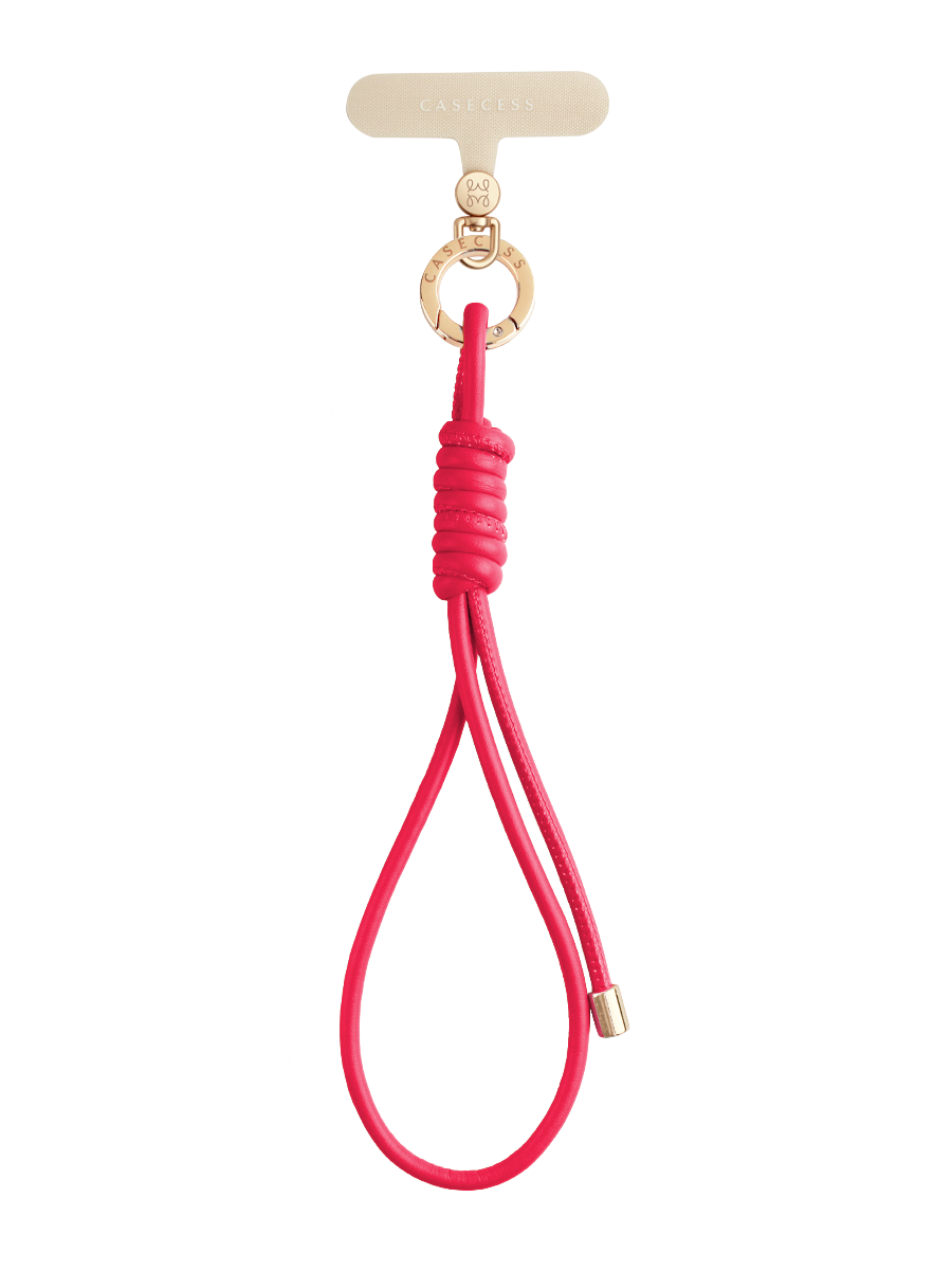 WanderLoop Single-Twist Charm – Crimson Red