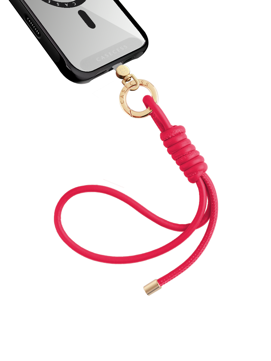 WanderLoop Single-Twist Charm – Crimson Red