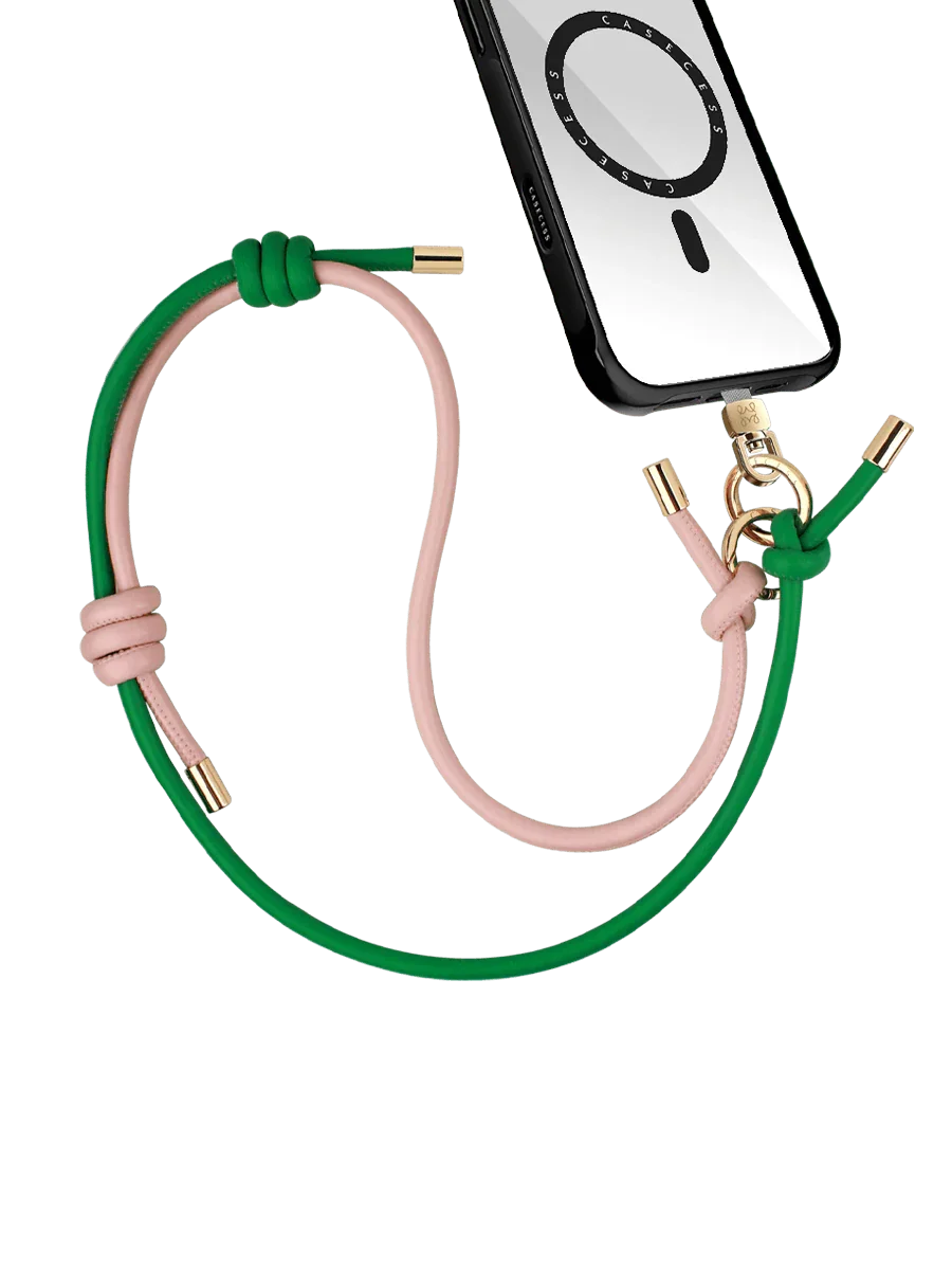 NomadStrap Cross body Strap – Jade & Blush