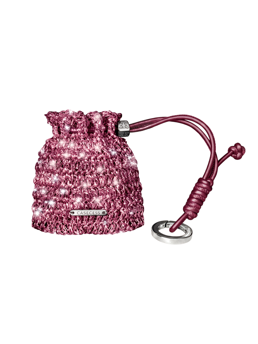 LumiCelestial Mini Pouch – Burgundy